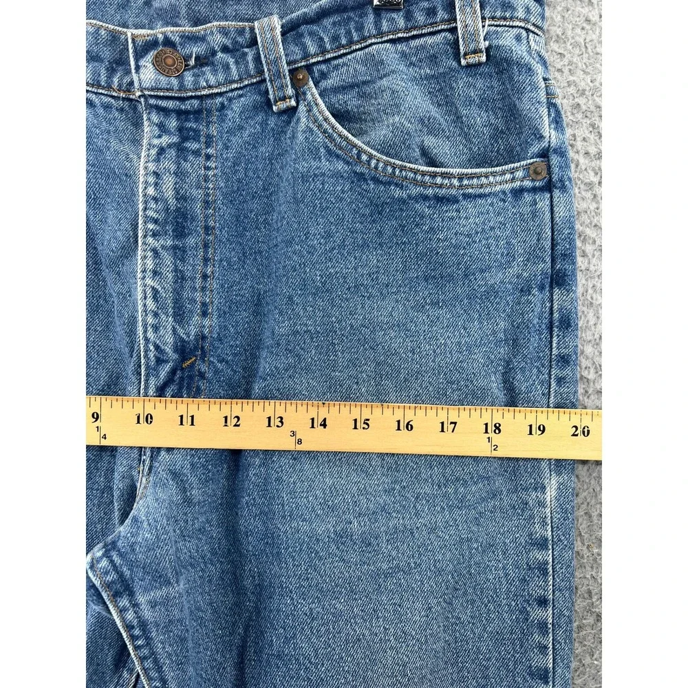 Vtg 80s Levis 517 Orange Tab Jeans 34x30 USA Made Bootcut Denim April 1987 585